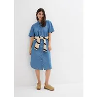 bonprix Jeanskleid für lässigen Look, aus Baumwolle, Oversize-Passform