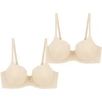 Triumph Bügel-BH Body Make-Up Essentials (2-tlg) Damen Frauen Mädchen