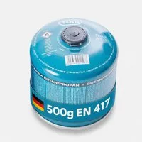 TOM Gaskartusche 500g Schraubgaskartuschen Set EN417, 1 St., Butan-/Propangemisch, 1er Set