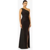Kraimod Abendkleid mit Drapierung und One-Shoulder-Design