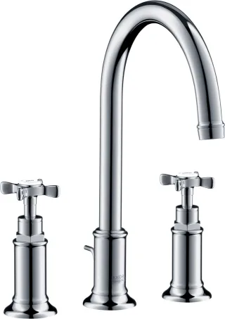Hansgrohe 3-Loch Waschtischarmatur Axor Montreux Standmodell chrom, 16513000 16513000