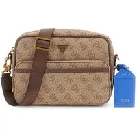 Guess Umhängetasche GUESS Herren Umhängetasche Milano Beige/Brown (1, 1-tlg., 1)