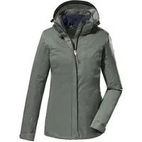 Killtec Funktionsjacke KOS 133 WMN JCKT Wasser- und winddichte Damenjacke mit abnehmbarer Kapuze