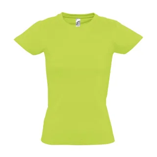 SOLS Womens/Ladies Imperial Heavy Short Sleeve T-Shirt (Apfelgrün)