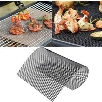 Zaewry Grillplatte Grillmatten Set, Gitter Grillmatte antihaftbeschichtet (2-St), zum Grillen von Fleisch, Gemüse, Kochen, Backen, Grillen und Backen
