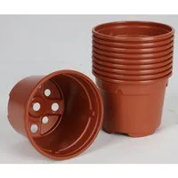 Romberg Anzuchttopf Anzuchttöpfe 10er 9cm Terracotta Pflanzschalen Aussaattopf Zieh Blumen