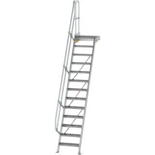 Munk Treppe mit Plattform 60° Stufenbreite 600 mm - 600373