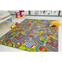 Steffensmeier Kinderteppich City, Rechteckig, Straßenteppich, Kinderzimmer