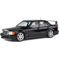Solido Modellauto Modellauto Maßstab 1:18 Mercedes Benz 190E Evo 2 1990 schwarz S1801001