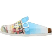 DOGO Comfie Pantoletten Hausschuhe Burano Island Damen Sandalen Hausschuh Handgefertigt