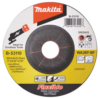 Makita Schruppscheibe flexibel, 125 mm - B-53110