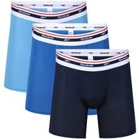 Reebok Boxer FINLO (3er Pack) basic, bequem, weich, mit Logo, breiter Bund
