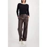 Monari Longsleeve Pullover schwarz