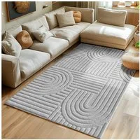 SIMPEX24 Designteppich Skandinavischer Boho, Rechteckig, Höhe: 8 mm, Teppich Wohnzimmer, Schlafzimmer, Gästezimmer