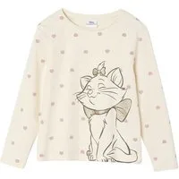 vertbaudet Langarmshirt Mädchen Shirt Disney Animals mit Glitzer-Print
