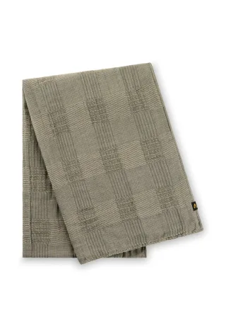 camel active - Gewebter Schal aus 100% Baumwolle olive brown - Gr. - OS