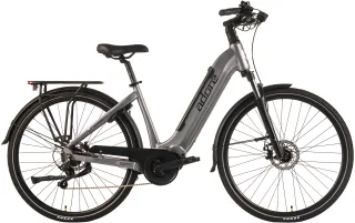 Adore "28" Alu Cityfahrrad CX-660 Mittelmotor 75NM / 14,7Ah Grau matt" 7 Gang Shimano Tourney Schaltwerk Kettenschaltung Mittelmotor 250 W Pedelec, Elektrofahrrad für Damen und Herren