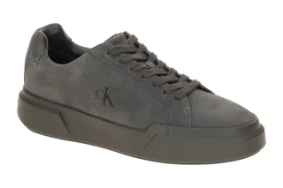 Calvin Klein Damen Chunky Cupsole Lace Up Sneaker YW01949 PAR Grau - beluga