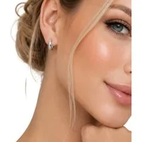 XCOAST Ohrhänger-Set Damen-Ohrringe Creolen aus Edelstahl – Silber, hypoallergen, zeitlos (Minimalistische Ohrringe Damen, 2-tlg., 1 Paar Silberohrringe im Schmucketui), runde Creolen, edel verabeitet, elegant, vielseitig kombinierbar