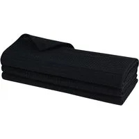 Engelland Geschirrtuch Poliertuch, (Vorteils-Set, 3-tlg., Waffel-Pique), 100 % Baumwolle, integrierte Aufhängeschlaufe, 70 x 50 cm