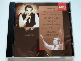Flöten-Konzerte / Flöte und Harfe [Audio CD] Pahud Langlamet Abbado MozartWolfgang Amadeus
