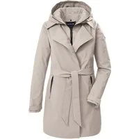 Giga.dx Funktionsparka GS 82 WMN PRK CS Trenchcoat, Outdoorjacke mit abknöpfbarer Kapuze und abzippbarem Gilet