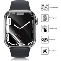 Wigento Smartwatch-Hülle Für Apple Watch Series 11 / 10 42mm Hydrogel Schutz Folie Transparent, Hydrogel Display Schutz Folie