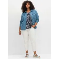 Sieh an! Allwetterjacke Jeans-Jacke Langarm