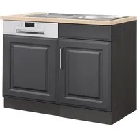 KOCHSTATION Spülenschrank KS-Stockholm hochwertige MDF-Fronten