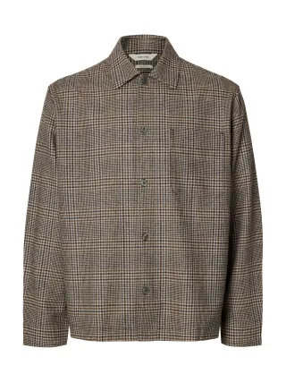 selected men - SLMRLXSVEND WT CHECK WOOL BLEND LIGHT OS - Gr. - XL