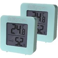 Miraval Klimamesser Miraval Thermo-/Hygrometer 2er Set, (Inklusive Akku), Temperatur, Luftfeuchte, Komfortanzeige