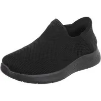 Coolwalk Herrenslip-on aus Textil mit Komfortsohle Slipper (91563650) Flach Sneakers in Schwarz