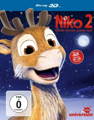 Niko 2 - Kleines Rentier großer Held (inkl. 2D-Version) [3D Blu-ray]