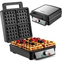 STEINBORG Waffeleisen SB-2060, 1200 W, Anftihaftbeschichtung, Cool-Touch-Technologie