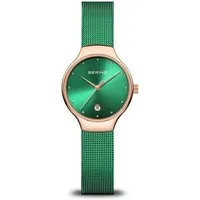 Bering Quarzuhr Green Lights