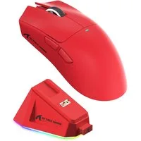 ATTACK SHARK X11 Kabellose Gaming-Maus mit Magnetischer Ladestation Gaming-Maus (Bluetooth, kabelgebunden, 2.4G, 22000 dpi)