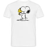Spreadshirt T-Shirt Peanuts Snoopy Und Woodstock Männer T-Shirt (1-tlg)