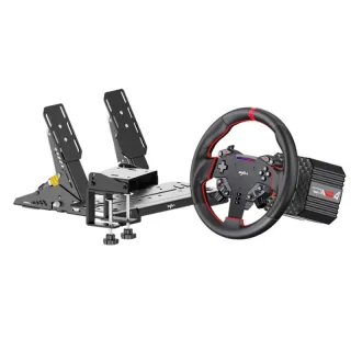 PXN VD4 Bundle Direct Drive Racing Wheel 4Nm 11-Inch Aluminum Paddles Hall Sensor Pedals Desktop Stand for PC Sim Racing