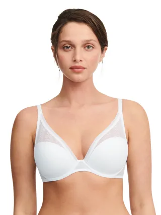 Passionata - Romane Plunge t-shirt bra weiß - Gr. - 70 F