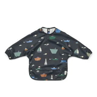 Liewood Merle bedrucktes Ärmellätzchen Sailing, Classic Navy