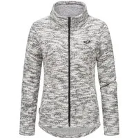 Ragwear Strickjacke Liram Melange Kuschelige Übergangsjacke in Strick-Optik