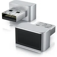 CSL Fingerabdrucksensor Fingerabdruckleser bis zu 10 IDs, biometrische Authentifizierung, (1-St), Windows 11 Hello Anmeldung, Plug & Play, 360° Rundumerkennung, USB-A