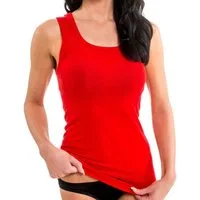 HERMKO Unterhemd 17325 Baumwolle/Modal, Longshirt, längeres Tank Top, angenehm weich