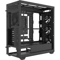 AX500 , Big-Tower-Gehäuse schwarz, Tempered Glass