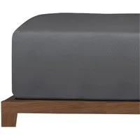 uncover by SCHIESSER Spannbettlaken New Jersey aus 100% Baumwolle, Jersey, Gummizug: rundum, (1 Stück), Made in Green