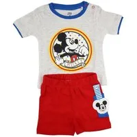 Disney Mickey Mouse T-Shirt Baby Sommer Set kurzarm Shirt und Shorts Gr. 68 bis 92