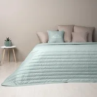 SEI Design Bettüberwurf Wende-Tagesdecke Living Trend mint/Taupe, gesteppt