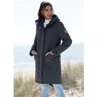 Elbsand Winterjacke mit verstellbarer Kapuze und aufgesetzten Taschen