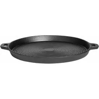 Gusseisenkuss Grillpfanne Gusseisen-Pfanne, schwarz, rund, Gusseisen