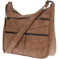 Christian Wippermann Umhängetasche Damen Tasche Schultertasche Umhängetasche Crossover (einzeln), Bag Leder Optik Handtasche
